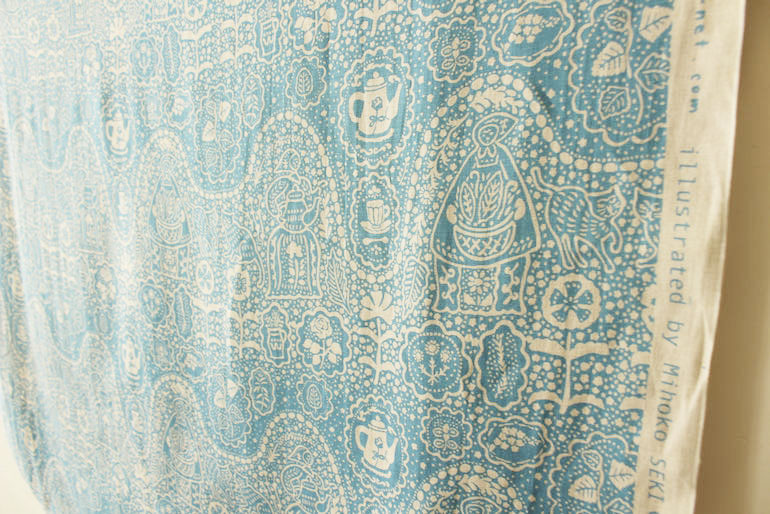 LINNETリネンプリント ハーブティー